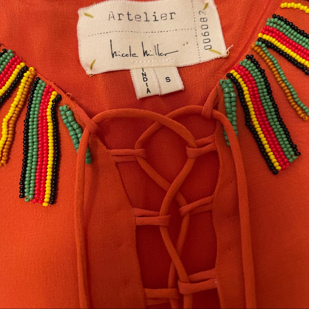 Nwot Nicolle Miller Beaded Dress